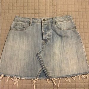 Denim skirt